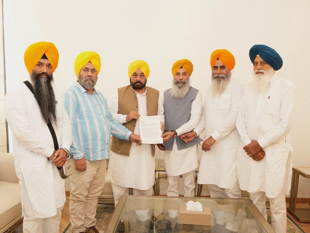 CM Bhagwant Singh Mann Meets SAD (Punar Surjeet) Delegation Over Demand For SIT Probe